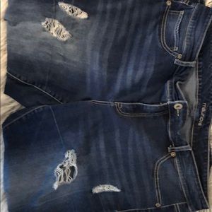 PLUS Maurices size 22 distressed skinny jean